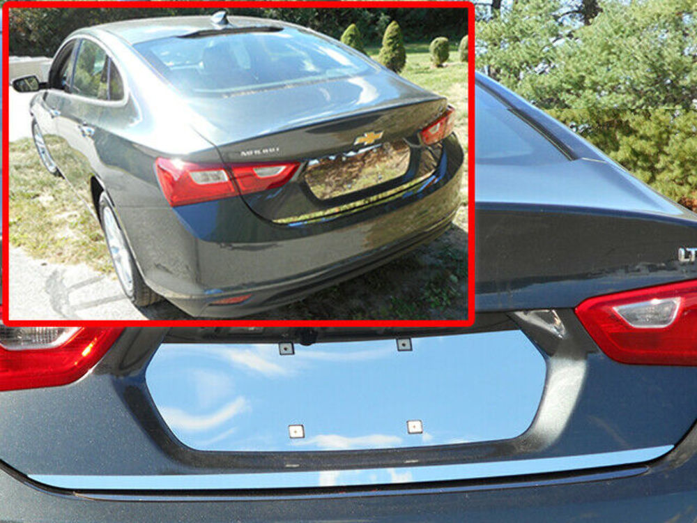 QAA RD56105 Polished Trunk Lid Trim 1Pc Fits 16-23 Malibu Sedan