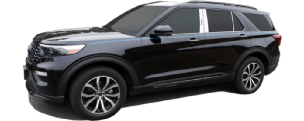 QAA RD60330 Polished Trunk Lid Trim 1Pc Fits 20-26 Explorer