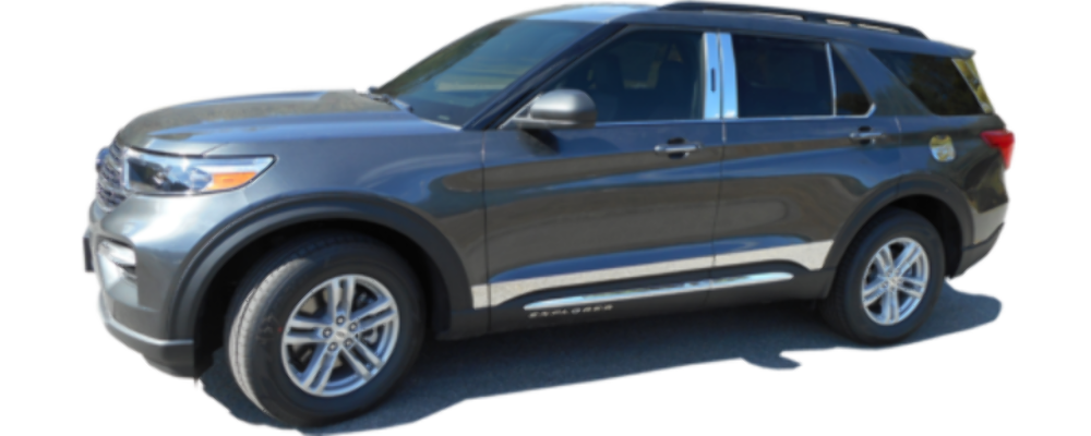QAA RD60330 Polished Trunk Lid Trim 1Pc Fits 20-26 Explorer