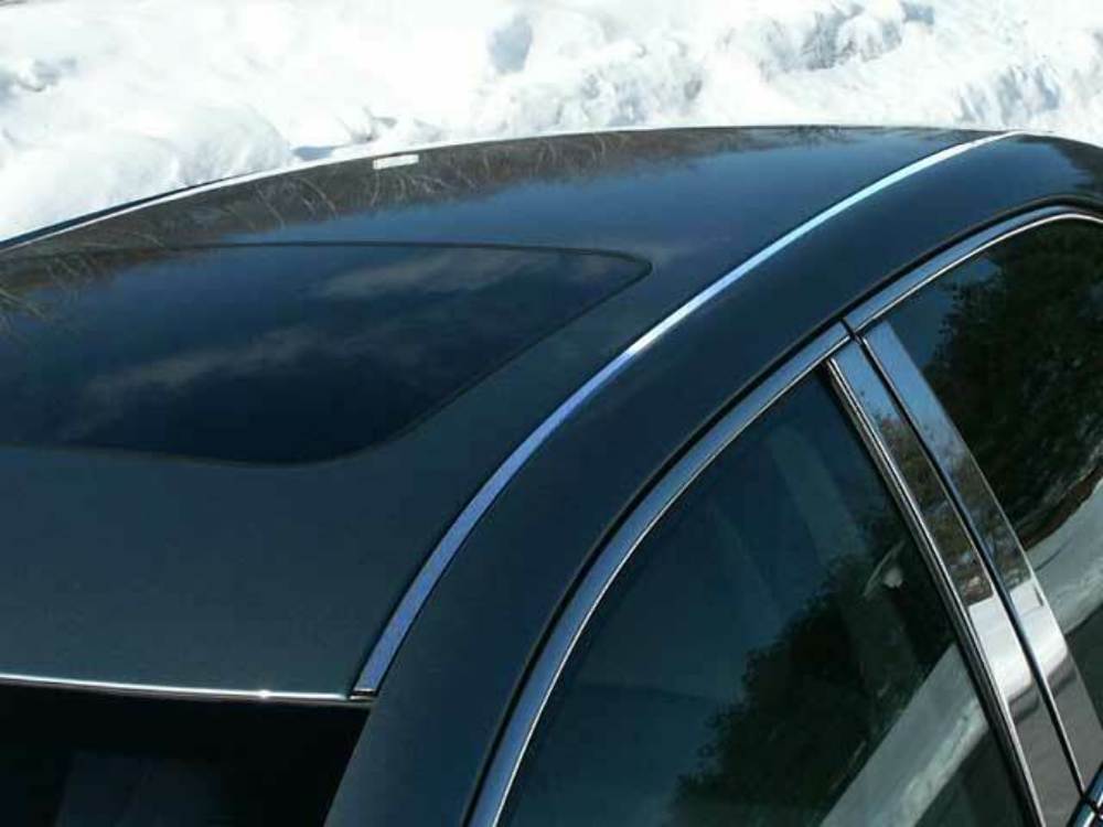 QAA RI27130 Polished Roof Insert Trim 2Pc Fits 07-11 Camry Sedan