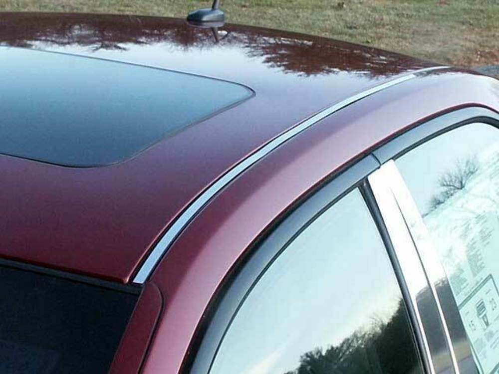 QAA RI43250 Polished Roof Insert Trim 2Pc Fits 03-07 CTS Sedan