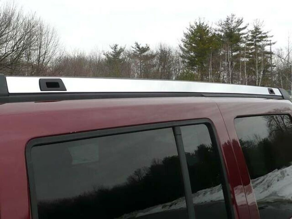 QAA RR46095 Polished Roof Rack Trim 2Pc Fits 06-10 Commander