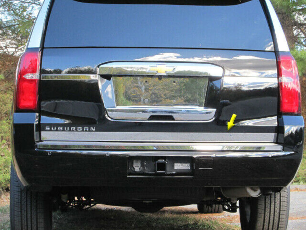 QAA RT55195 Polished Tailgate Accent Trim 1Pc Fits 15-20 Yukon