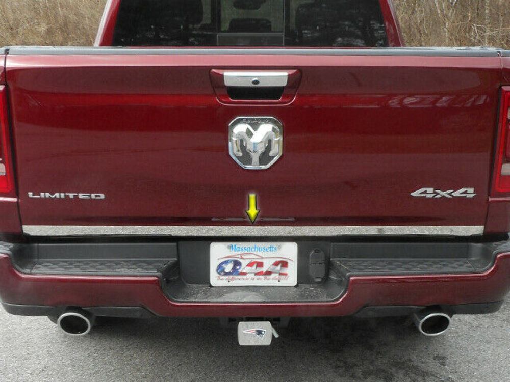 QAA RT59935 Polished Tailgate Accent Trim 1Pc Fits 19-23 Ram