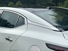 Load image into Gallery viewer, QAA RW16540 Polished Rear Window Trim 2Pc Fits 16-23 Maxima Sedan