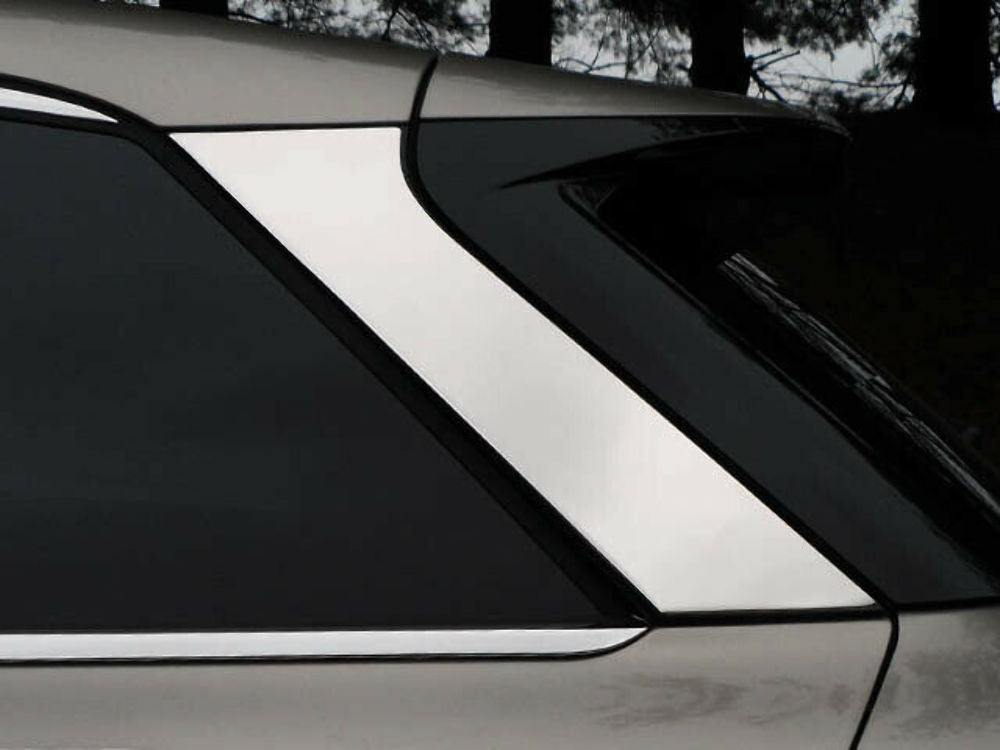 QAA RW60610 Polished Rear Window Trim 2Pc Fits 20-23 Corsair