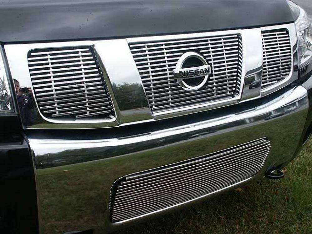 QAA SGB28523Billet Grille Overlay 4Pc Fits 08-13 Titan