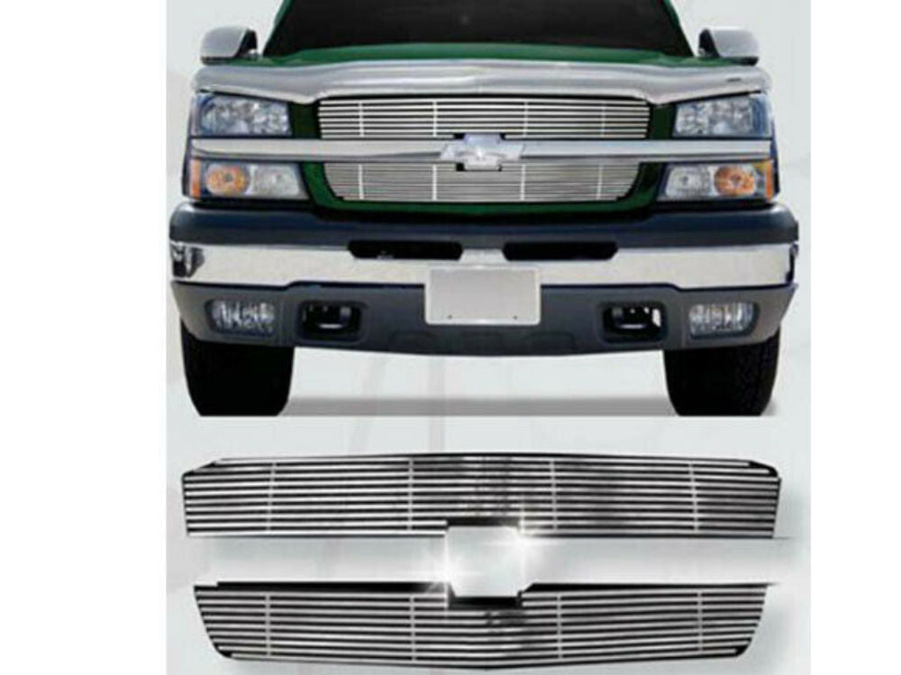 QAA SGB42182Billet Grille Overlay 2Pc Fits 02-06 Avalanche