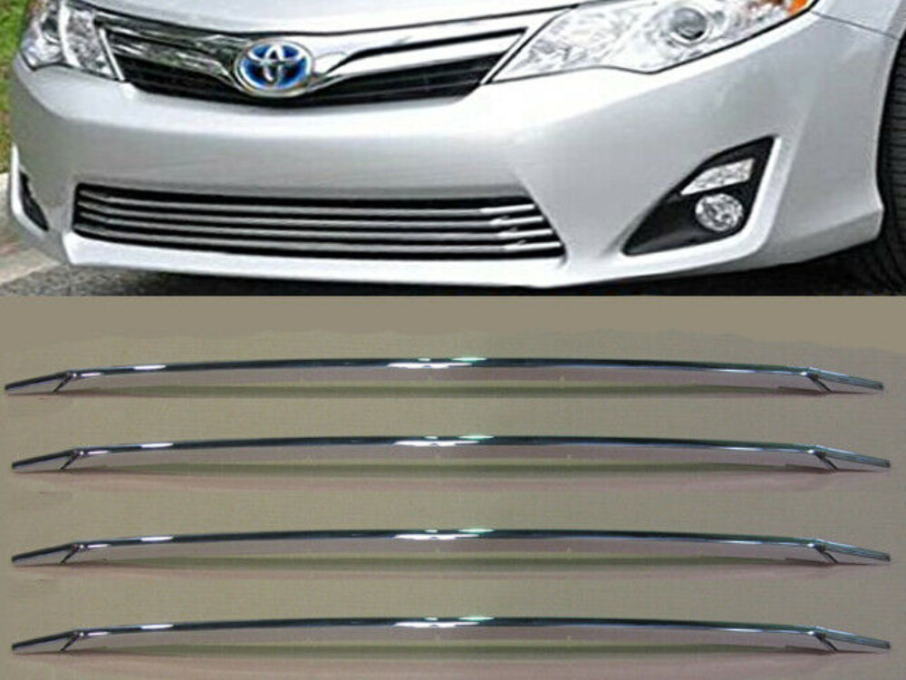 QAA SGC12130 Chrome Grill Overlay 4Pc Fits 12-14 Camry Sedan