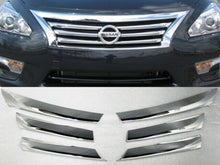 Load image into Gallery viewer, QAA SGC13550 Chrome Grill Overlay 6Pc Fits 13-13 Altima Sedan