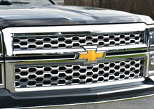 Load image into Gallery viewer, QAA SGC54184 Chrome Grill Overlay 2Pc Fits 14-15 Silverado