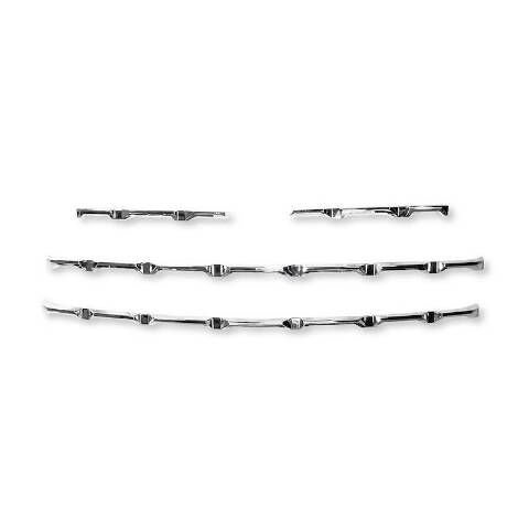 QAA SGC63170 Chrome Grill Overlay 4Pc Fits 22-26 Silverado
