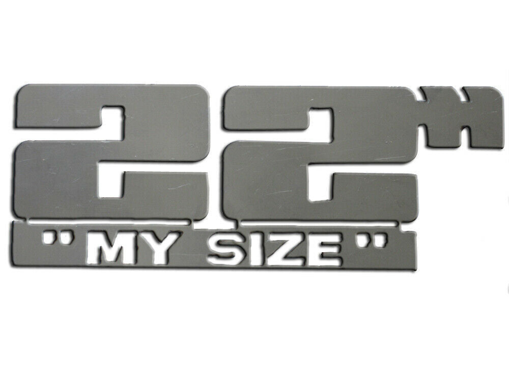 QAA SGR11015 Polished 22 My Size 2Pc Decal