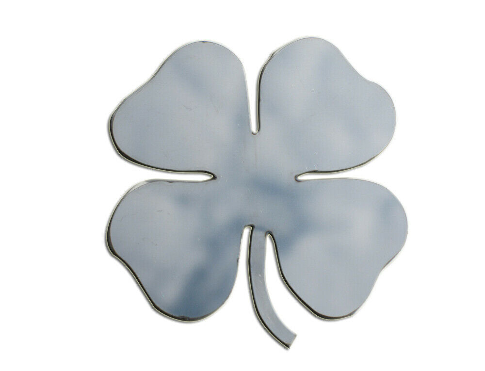 QAA SGR11019 Polished Four Leaf Clover 2Pc Decal