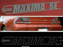 Load image into Gallery viewer, SGR24541 Polished Maxima Se Logo Decal 2Pc Fits 04-08 Maxima Sedan