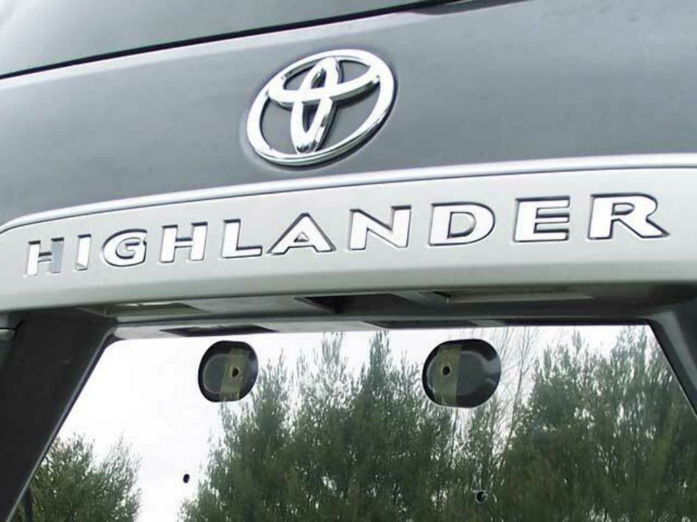 SGR28110 Polished Highlander Letter Inserts 10Pc Fits 08-13 Highlander