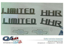 Load image into Gallery viewer, QAA SGR46140 Polished Logo Decal 6Pc Fits 06-11 HHR Wagon