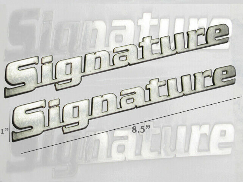 QAA SGR47610 Polished Signature Decal 2Pc Fits 07-14 MKX