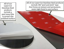 Load image into Gallery viewer, SGR53340 Polished Flex Tailgate Letter Insert 4Pc Fits 14-19 Flex