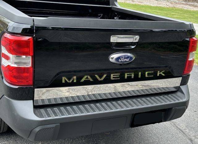 QAA Polished Maverick Tailgate Letter Insert Trim 8Pc Fits 22-26 Maverick