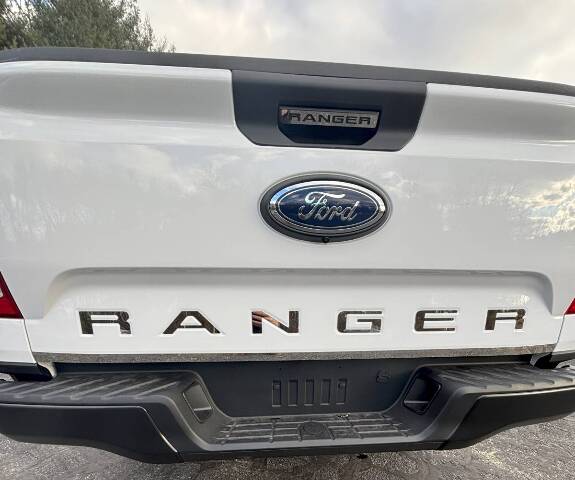 QAA Polished Ranger Tailgate Letter Insert Trim 6Pc Fits 24-26 Ranger