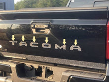 Load image into Gallery viewer, QAA Polished Tacoma Tailgate Letter Inserts 6Pc Fits 24-26 Tacoma