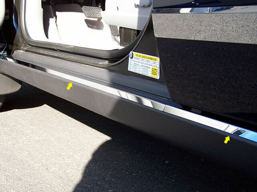 QAA ST43440 Polished Door Sill - Rocker Trim 4Pc Fits 03-07 Vue