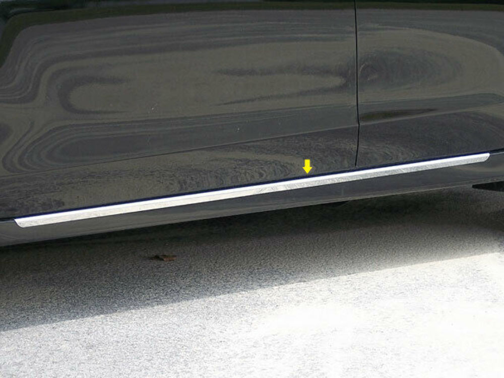 QAA TH13551 Polished Rocker Panel Trim 2Pc Fits 13-15 Altima Sedan