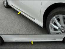 Load image into Gallery viewer, QAA TH18131 Polished Lower Rocker Trim 2Pc Fits 18-23 Camry Sedan