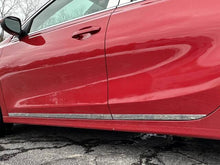 Load image into Gallery viewer, QAA Polished Rocker Panel Trim On The Bottom Of The Door 4Pc Fits 19-24 Forte Sedan