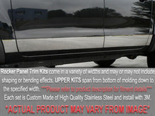 Load image into Gallery viewer, QAA TH22112 Polished Upper Rocker Trim 8Pc Fits 98-02 Corolla Sedan