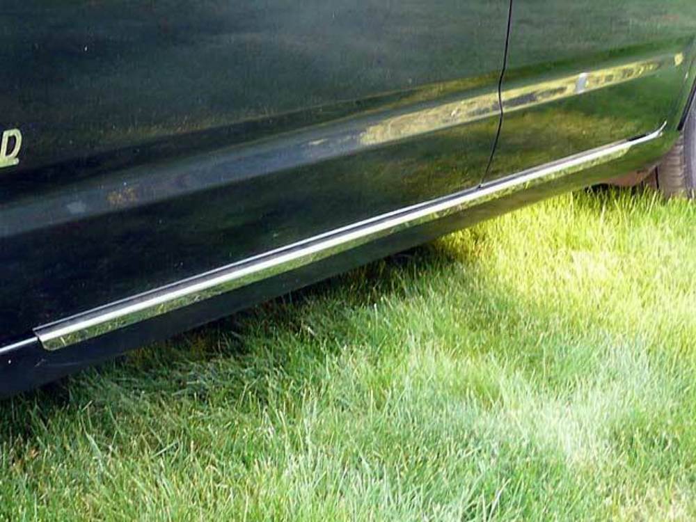 QAA TH24135 Polished Rocker Panel Trim 2Pc Fits 04-09 Prius