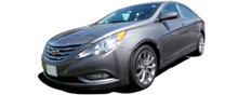 Load image into Gallery viewer, QAA TH26360 Polished Rocker Panel Trim 2Pc Fits 06-10 Sonata Sedan