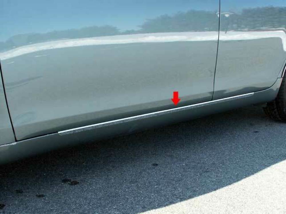 QAA TH27131 Polished Rocker Panel Trim 2Pc Fits 07-11 Camry Sedan