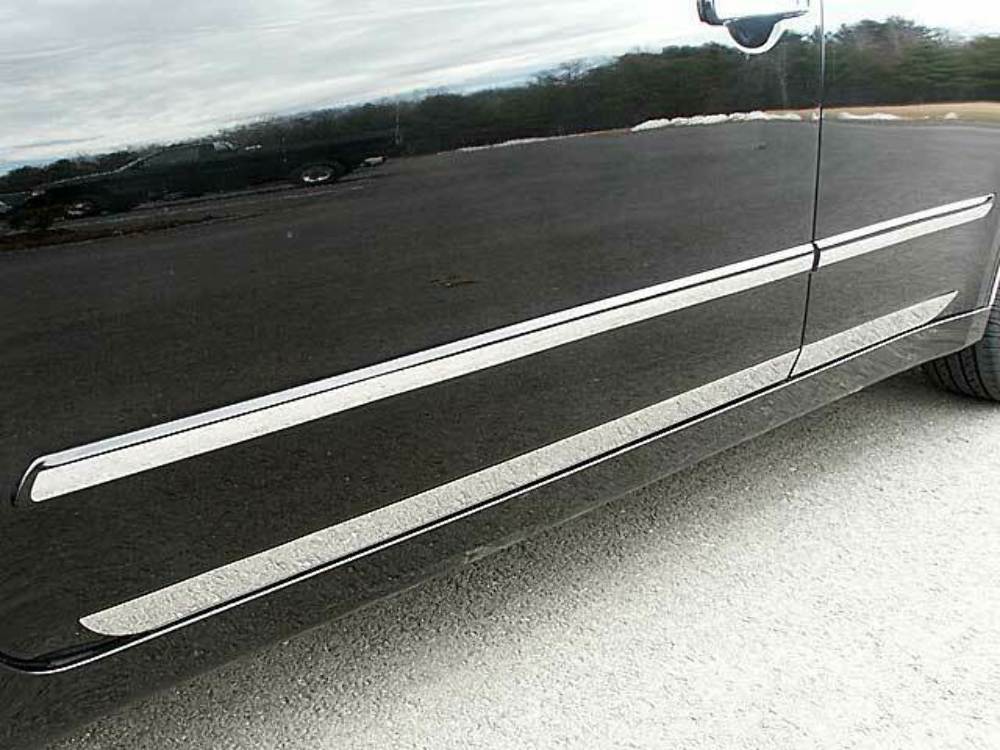 QAA TH27552 Polished Rocker Panel Trim 4Pc Fits 07-12 Altima Sedan