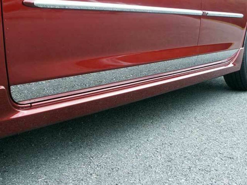 QAA TH27750 Polished Rocker Panel Trim 4Pc Fits 04-09 Mazda3