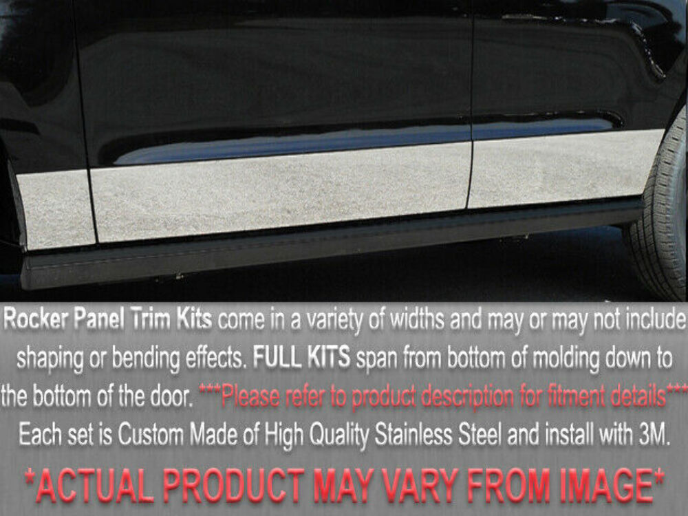 QAA Polished Rocker Panel Trim 8Pc Fits 96-00 Town & Country