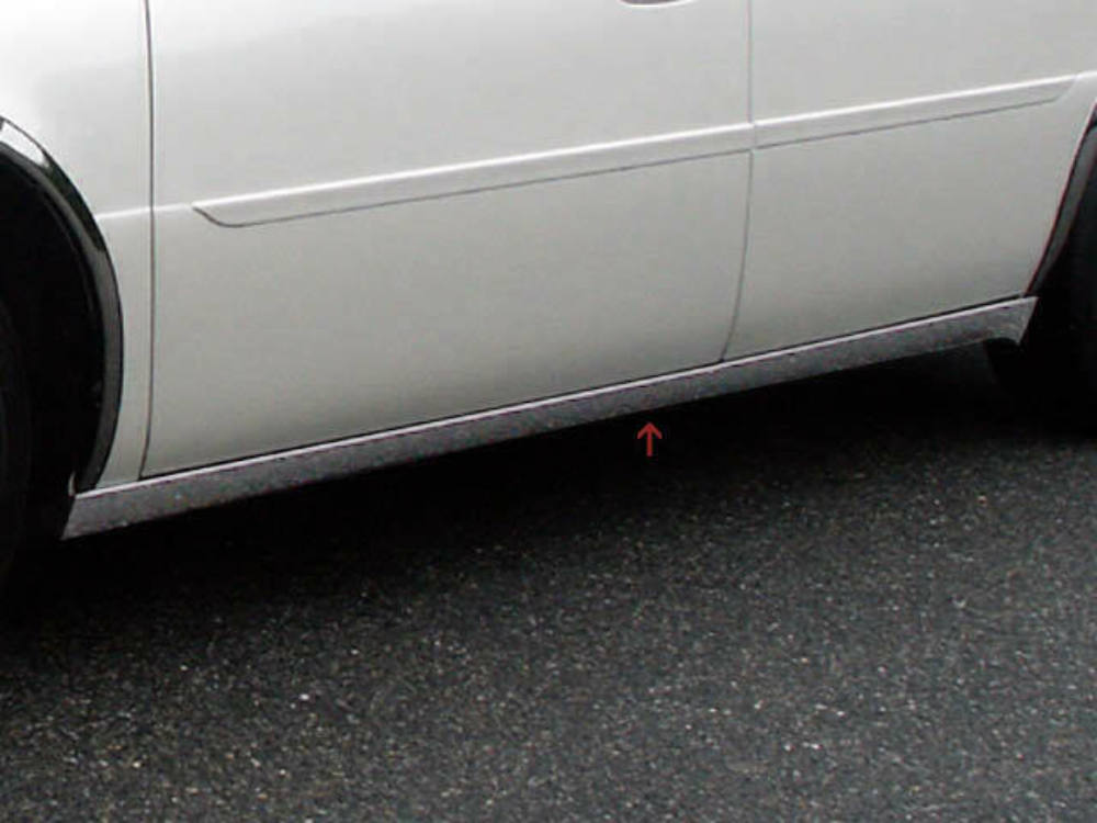 QAA TH40248 Polished Rocker Panel Trim 4Pc Fits 00-05 DeVille Sedan