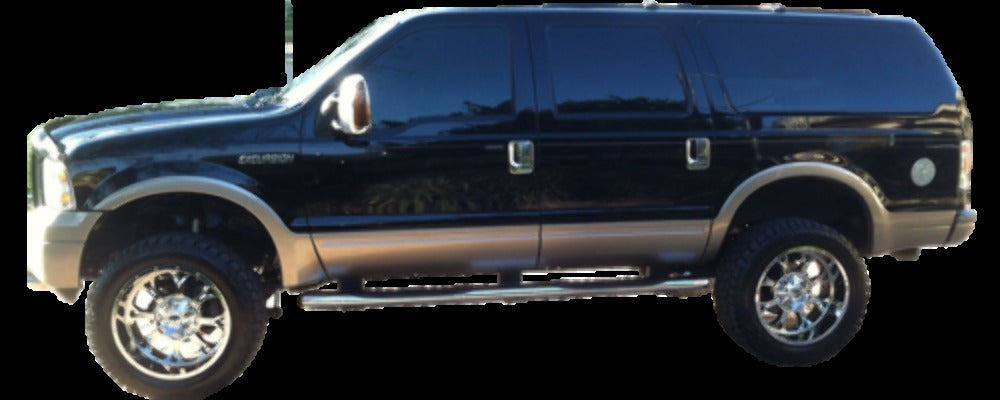 QAA TH40380 Polished Lower Rocker Trim 8Pc Fits 00-03 Excursion