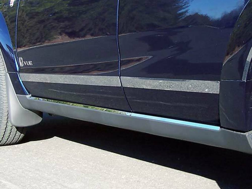 QAA TH43442 Polished Rocker Panel Trim 4Pc Fits 03-07 Vue