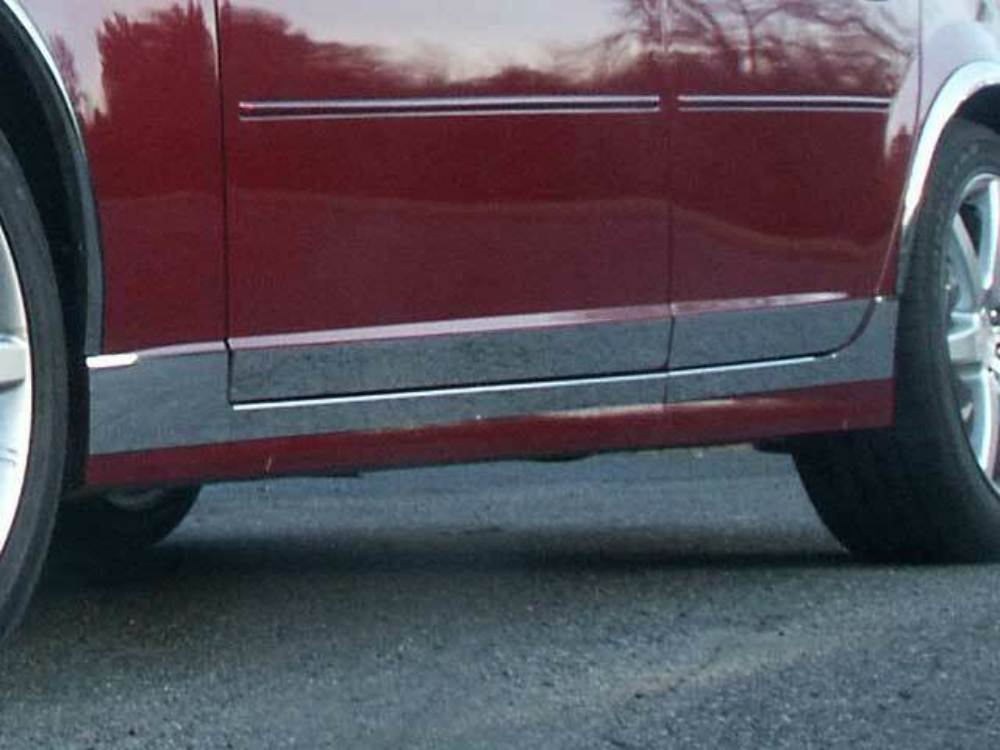 QAA TH45253 Polished Rocker Panel Trim 8Pc Fits 05-07 CTS Sedan