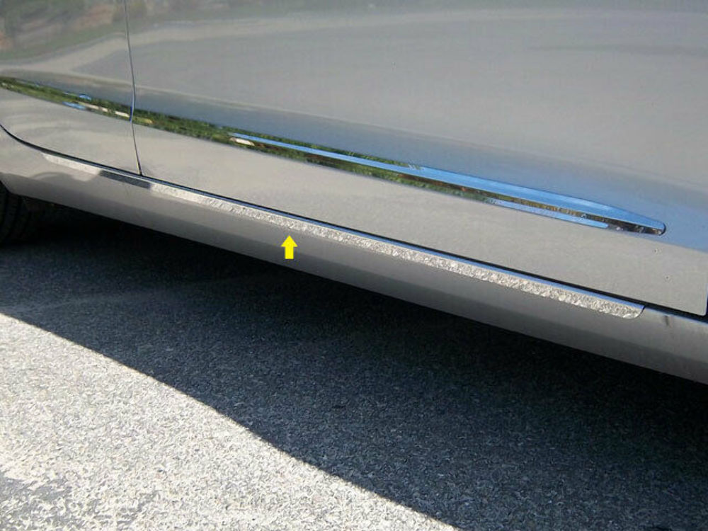 QAA TH53238 Polished Rocker Panel Trim 2Pc Fits 13-18 ATS Sedan