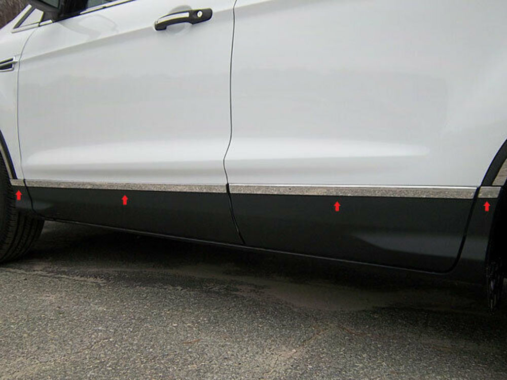 QAA TH53360 Polished Rocker Panel Trim 8Pc Fits 13-19 Escape