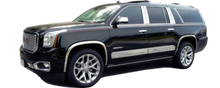 Load image into Gallery viewer, QAA TH55297 Polished Upper Rocker Trim 4Pc Fits 15-20 Yukon