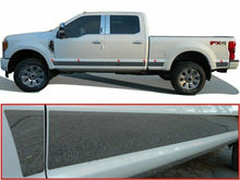 Load image into Gallery viewer, TH57323 Polished Upper Rocker Trim 12Pc Fits 17-22 Super Duty Crew Cab