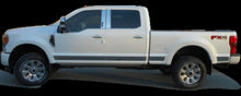 Load image into Gallery viewer, TH57324 Polished Upper Rocker Trim 12Pc Fits 17-22 Super Duty Crew Cab