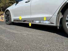 Load image into Gallery viewer, QAA TH71805 Polished Lower Rocker Trim 4Pc Fits 21-26 K5 Sedan