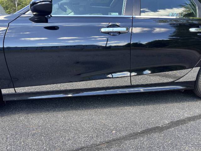 QAA Polished Rocker Panel Trim On The Door 8Pc Fits 22-26 Civic Sedan