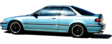 Load image into Gallery viewer, QAA TH90975 Polished Upper Rocker Trim 8Pc Fits 90-93 Integra Sedan