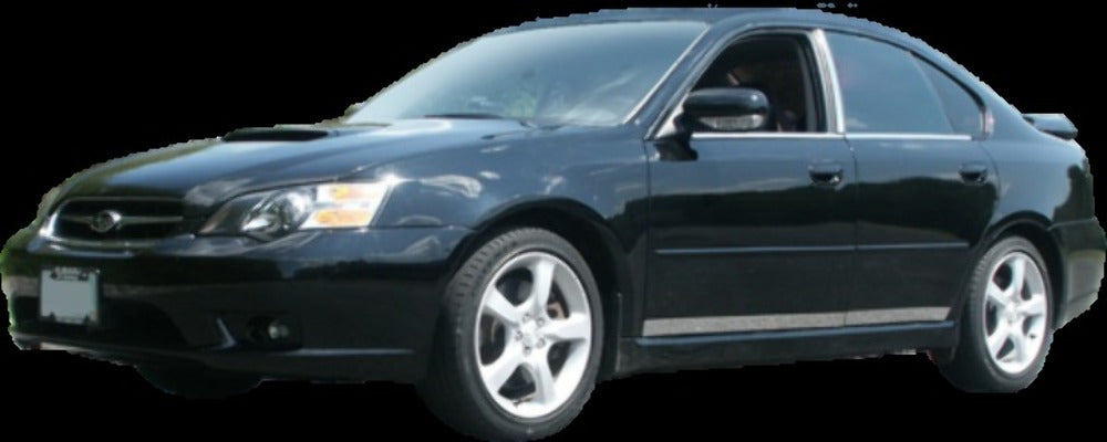 QAA TH95445 Polished Upper Rocker Trim 8Pc Fits 94-99 Legacy Sedan